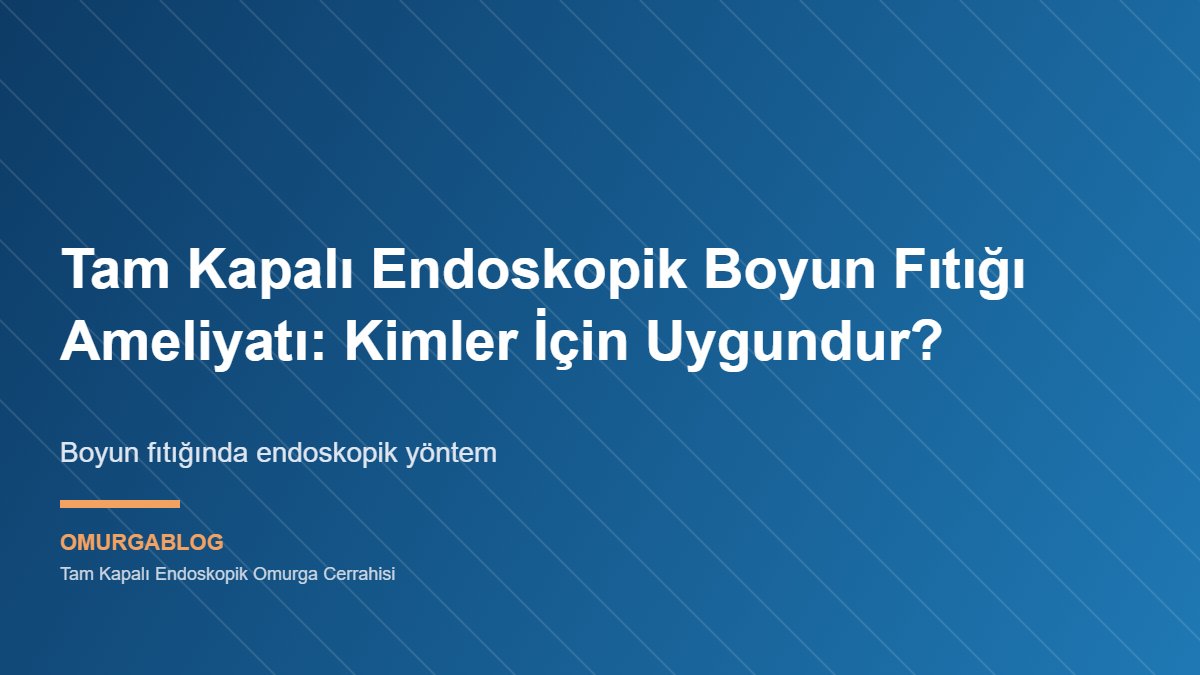 Servikal disk hernisinin MR görüntüsü ve endoskopik cerrahi tekniği